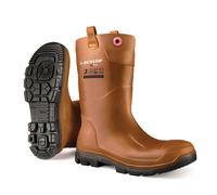 Botte de sécurité fourées RIGAIR PRO FUR S5 SRA SRC CI Dunlop® marron noir P40 COVERGUARD 9RFPO90040