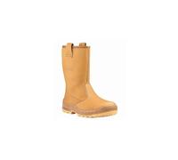 Jallatte Botte de sécurité JALASKA 00J0266 en cuir S3 SRC Marron 42