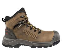 Botte de sécurité Puma Iron HD brown mid S3S conforme à la norme EN ISO 20345:2022 S3S FO LG SR marron taille 42