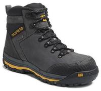 Bottes de sécurité Caterpillar Munising en cuir Dark Shadow