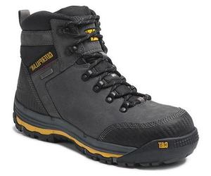 Bottes de sécurité Caterpillar Munising en cuir Dark Shadow
