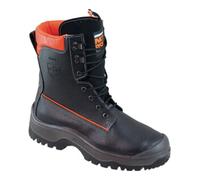 Bottes de sécurité forestières NoRisk taille 45 noir/orange cuir bovin S3 EN ISO Quantité:1
