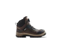 Bottes de sécurité mi-hautes imperméables STORM Noir/Jaune-Fluo 24780000 - Pointure au choix