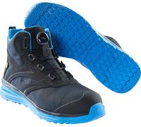 Bottes de sécurité Noir/bleu corbeau, taille 44 MASCOT F0253-909-0911