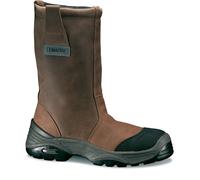 Bottes de sécurité non fourrées cuir Pull-up BURAN CI SRC marron P47 LEMAITRE SECURITE BURAS30BF-47