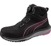 Bottes de sécurité Puma Femme Motion Aspire Disc mid S3S rose, conforme à la norme EN ISO 20345:2022 S3S ESD HRO SR taille 36
