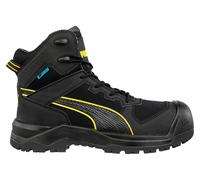 Bottes de sécurité Puma Rock HD CTX mid S7S conformes à la norme EN ISO 20345:2022 S7S FO LG SR noir taille 41