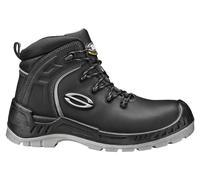 Bottes de sécurité Sir Safety OVERCAP MAX S3 sans embout métallique, avec embout composite en cuir nubuck, taille 39, noir