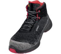 Bottes de sécurité uvex 1 G2 S1, noir/rouge noir/rouge 40