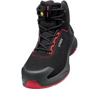 Bottes de sécurité uvex 1 x-craft S3L, noir/rouge noir/rouge 42