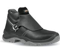 Bottes de soudure Crocodile Gr.43 noir S3 SRC EN20345 cuir U.POWER