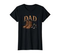 Bottes de Travail Claquettes Proud Dance Father T-Shirt Graphique avec Valeur, Femme, Noir, XL