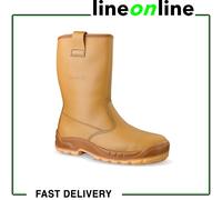 Jallatte Botte de sécurité en cuir JALASKA 00J0266 Marron S3 SRC Taille 37