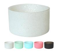 Bottes en silicone à paillettes pour bottes Stanley 590 ml, 850,5 g, 1234 g, protection de fond brillante pour accessoires Stanley, 7,5 x 4,5 cm, housse de protection antidérapante pour bouteille