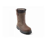 Bottes fourrées KAMA S3 CI en cuir marron avec embout et semelle acier - T.40 - GASTON MILLE - RAMA3N-40