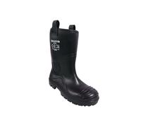 Bottes PVC noires fourrées Singer BORN43 - T.43