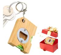 Bottle Opener Keychain - Pocket Gadget | Built-In Level Ruler