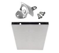 Bottle Opener Wall Mounted - Alloy Ergonomic Space-Saving Rustproof | Wine Corkscrew and Cap Catcher for Bar, Kitchen, Apartment, Farmhouse, Housewarming Gift for Dad and Husband