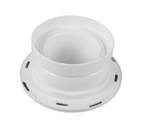 Bouche D'aération de Climatiseur Abs Blanche 360° Rotative | Contrôle Précis du Flux, Ventilation Réglable, Usage Extérieur Mural, Système Central, Finition Abs Blanche