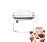 Bouche de café sous vide, récipient de grains de café Conteneur hermétique | Sceller manuel, fournitures de cuisine, distributeur empilable pour les bonbons de céréales de farine de s
