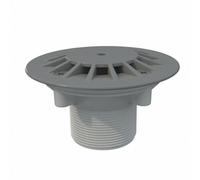 Bouche de refoulement hydraulicite inversée ABS fixe gris piscine béton