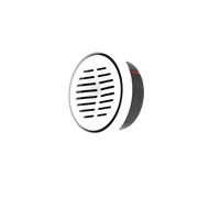 Bouche de soufflage chauffante ComfoGrid Therm DN125, murale, D=166 mm, 230 V, blanche de Zehnder - 990430869