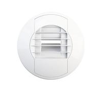 Bouche d'extraction hygroréglable ALIZE HYGRO pour salle de bains 5-40 m³/h Blanc BTHS0540