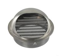 Bouche d'extraction murale ronde 100mm anti-insectes Bouche d'extraction(150mm)