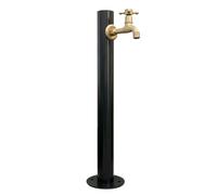 Bouche d'incendie de cour en acier inoxydable Robinet extérieur en laiton, Robinet de colonne d'eau vertical pour patio jardin pelouse pâturage irrigation et boisson