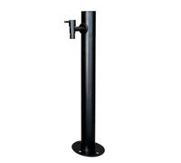 Bouche d'incendie de cour en acier inoxydable Robinet extérieur en laiton, Robinet de colonne d'eau vertical pour patio jardin pelouse pâturage irrigation et boisson