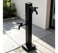 Bouche d'incendie extérieure sans givre, colonne d'eau de jardin avec robinet et pistolet pulvérisateur, robinet d'eau monté au sol pour le bain des animaux domestiques(Style 4,Height: 60cm/23.6in)