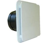 Bouche d'extraction/insufflation UNELVENT BDO 855016 plastique réglable Ø125 mm blanc/noir