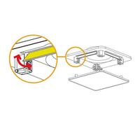 Bouche d'insufflation ou d'extraction salle de bains et WC D80 mm Unelvent