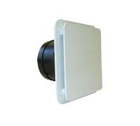 Unelvent Bouche d'extraction/insufflation BDO 80 Ø80 mm Salle de bains WC 855015