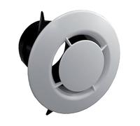 bouche extraction fixe en plastique diamètre 125mm série bocp
