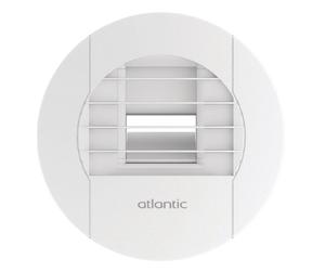 Bouche hygro Cuisine 10/45-135 230V bouton poussoir ou teleco. ir D125 griffes - ATLANTIC 542570
