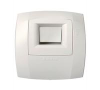 Bouche hygroréglable Aldes Curve S B31 5/45 D 125 mm - blanc 11015027