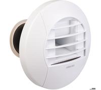 Bouche VMC pour SDB HYGRO B 80 mm - ATLANTIC - Régulation débit permanent - Blanc