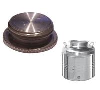 BOUCHON 1/2" EN ACIER INOXYDABLE POUR RÉSERVOIR D'HUILE PACK. 5 PIÈCES