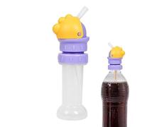 Bouchon à torsion rapide, paille d'hydratation portable, bouchon de bouteille facile à nettoyer, bec verseur extra, couvercle élégant avec design moderne, bouchon anti-déversement pour salle de sport