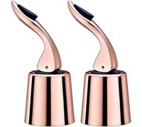 Bouchon à vin en silicone, lot de 2, rose
