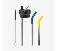 Bouchon avec set de paille Klean Kanteen Twist(TK collection) Noir 89,4x62,2 mm