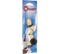 Bouchon avec tête en plastique - METALTEX - Corps en liège - Couleur beige - Durable et pratique