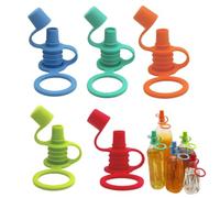 Bouchon Bec Pour Bouteille D'Eau Embout Silicone Nomade Réutilisable | Adaptateur bec verseur bouteille Garçons Filles Hommes Femmes Adultes Boisson Lait Jus Pique-Nique Plein Air