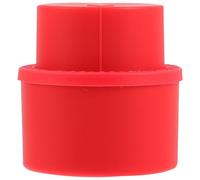 Bouchon Bouteille à Pompe Rouge pour Fête Bière, Pp Silicone | Joint Gourde, Couvercle Hermétique pour Bouteille en Verre, Préserve le Contenu, Bords Lisses, Tête Rotative