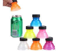 Bouchon Canette,Couvercles De Boisson RéUtilisables De 6 Couleurs,Tops à Clipser Soda SpéCialement Peut Bouchons De Bouteille RéUtilisable Couvercles de canettes