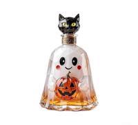 Bouchon Chat pour Carafe Spirits Décoration pour fête Bouchon | Design unique citrouille, bouchon chat , verre transparent, pour idéal , ambiance festive