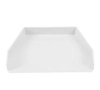 Bouchon D’extrémité de Gouttière Carré 160mm, PVC Aluminium Blanc | Installation Rapide, Résistance aux Intempéries, Contrôle du Drainage, pour Tuyaux D’eau de Pluie et Zones Extérieures