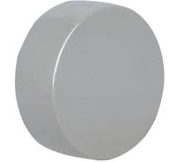 Bouchon d25mm dressing metal chrome X2