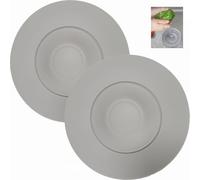 Bouchon de Baignoire Universel,2 Pièces Baignoire Silicone Bouchon d'évier,Bouchon de Baignoire en Caoutchouc Tamis de vidange en Silicone,pour Lavabo,Évier,Baignoire et Douche